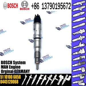 China Diesel Fuel Injector Common Rail Injector Assembly 0445120068 51101006058 for MAN TRUCK on sale