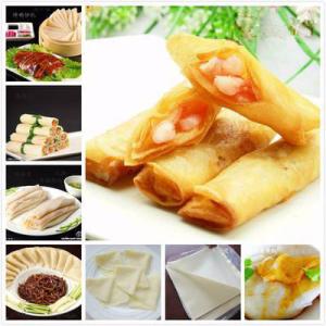 Round 500pcs/H Lumpia Samosa Sheet Injera Baking Machine