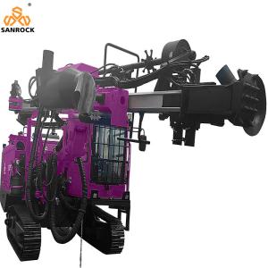 Crawler Drilling Rig Hard Rock Borehole Drill Rig High Efficiency DTH Hammer
