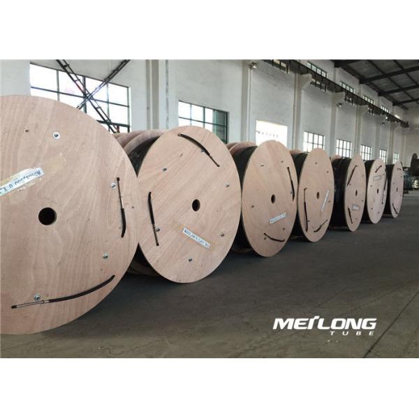 Durable Capillary Coiled Tubing Encapsulated Control Line PVC Coated Smooth