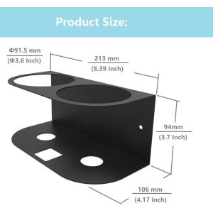 Durable Aerosol Can Holder Organizer for Organizing Spray Bottles in Garage or