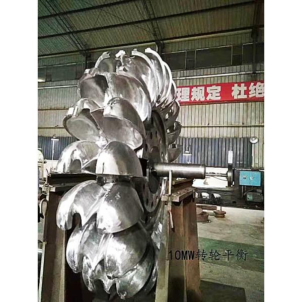 Adjustable / Fixed Blade Angle Water Power Turbine with Customized Blade Height