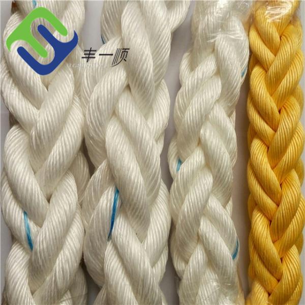 White Color 8 Strand PP Rope Polypropylene Hawser PP Mooring Ropes