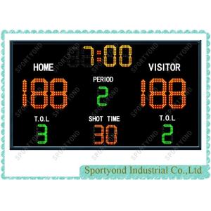 China Wireless Digital Basketball Scoreboards with shot clock and time display on sale