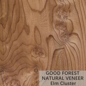 ELM Natural Wood Veneer Crown Cut Grain Provide Customized Service