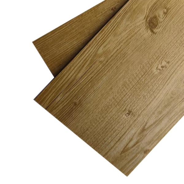 Indoor Plastic Wood Grain Plank LVT Vinyl Flooring Embossed Smooth Finish