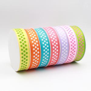 logo dot printed ribbon silk screen