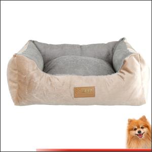 outdoor pet bed Stripes short plush pp cotton pet beds china factory