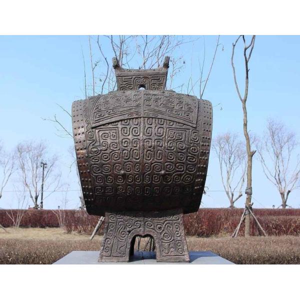 Buy Customized Ancient Bronze Sculpture 3.5 Meter Length For Square Ornaments at wholesale prices