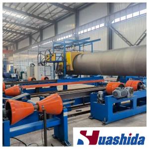 China Steel Pipe External 3lpe Internal FBE Anti-Corrosion Coating Equipment with Shot Blasting Machine on sale
