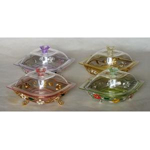 Iron base plate date palm bowl（5）