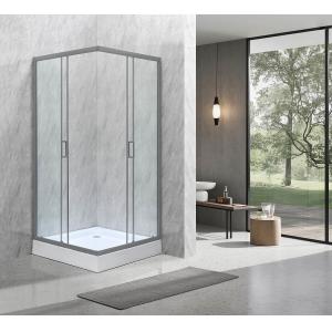 Quality Sliding Opening European Shower Enclosure With Alum Frame for sale