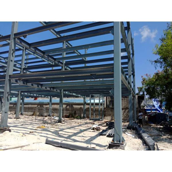 High Rise Steel Prefabricated Steel Structure Buildings Frame Homes For Maldives Use Insulation Materials