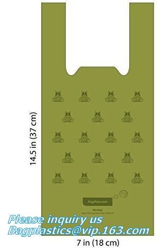 Compostable Bag For Dog Poop Drawstring Holder Custom Dogs Poop Bag Dispenser,