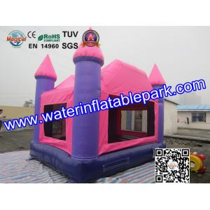 Pink Princess Inflatable Bouncy Castle , Park Inflatable Castle