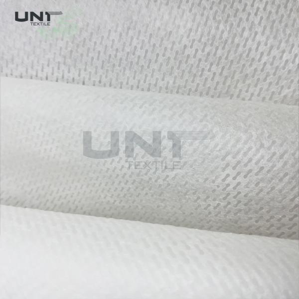 Soft PP Spunbond Non Woven Fabric 100% Nylon Long Fiber Bone Pattern Eco Friendly