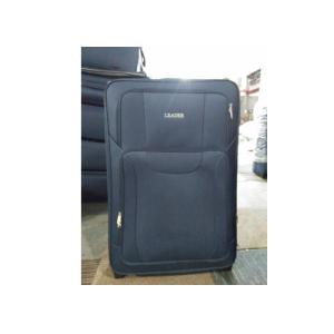 Two Wheel Carry On Luggage 600DTWILL , Red Black Luggage Travel Set With Silver Iron Trolley