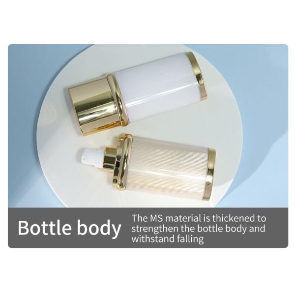 Acrylic Essential Oil Packaging Bottles 30ml 50ml Plastic Spray Bottles For Sunscreen / Essence / BB Cream