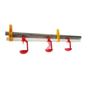 Customized Stainless Poultry Drinking Line Broiler Nipple Drinker