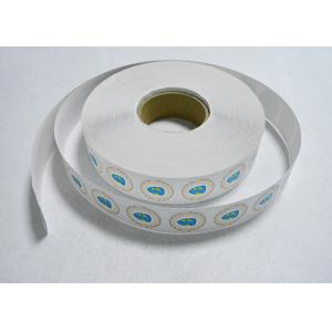 Water authenticating tamper evident security vinyl destructible label