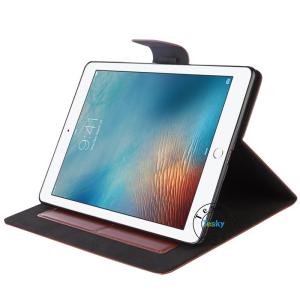 Premium Leather Case Stand Cover with Card Slots, Pocket for ipad pro 9.7 inch
