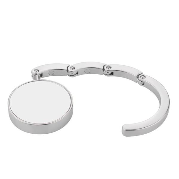 Diy Photo Print Bag Hooks Dye Heat Transfer Print Sublimation Blank Metal Hook Bag Hanger For Table