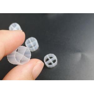 HIPS White Color Plastic Bio Media , Moving Bed Biofilter 12*9mm Size