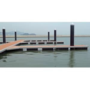 Customized Aluminum Alloy Floating Finger Dock Walkway Long Lasting Marina