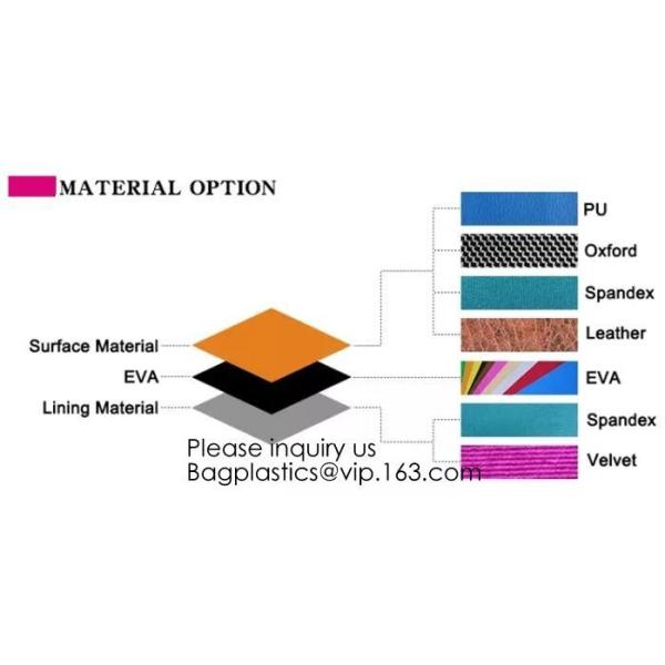 BAGS, PU, OXOFOD, SPANDEX, NYLON, EVA, SPANDEX, VELVET, LEATHER, COTTON, POLYESTER, REUSABLE, RESEALABLE, BIODEGRADABLE