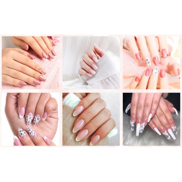 Professional Acrylic Nail Kit for Beginners With Nail Brush Monomer Acrylic Powder Set Nail Extension Form