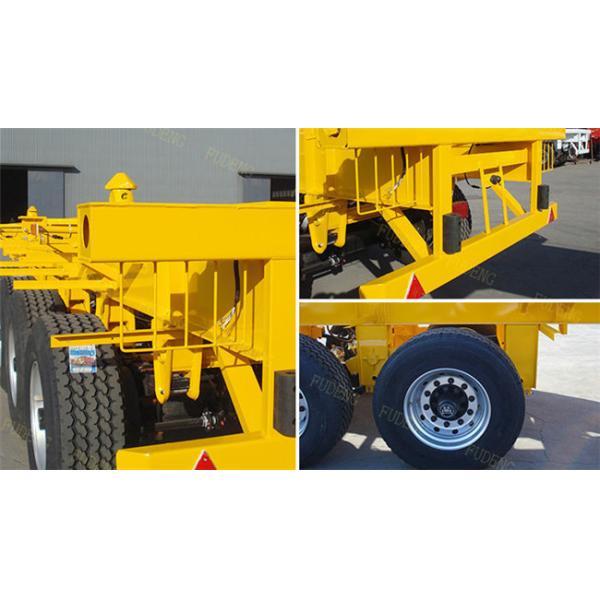 40 Foot Chassis Container Trailer With Twist Lock 30-80 Ton Payload