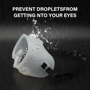 Quality Anti Fog Reusable Safety Goggles Static Resistant With Black Adjustable Strap for sale