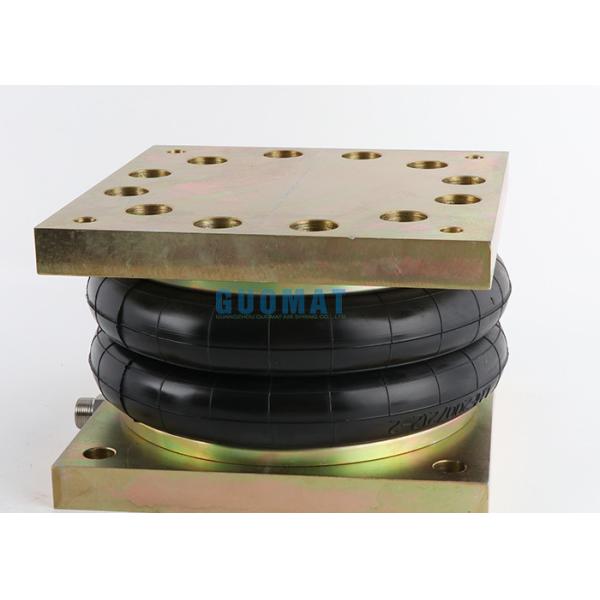 LHF200/212-2 Industrial Air Springs Rubber Bellow With Flange Plate