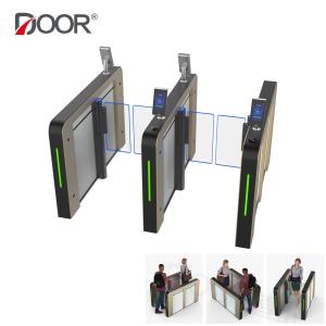 Thin Speed Turnstile Gate Entrance Screwless Champage Electroplated Stainless