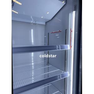 Supermarket Upright 3 Doors Glass Door Vertical Display Cooler Beer Milk Display