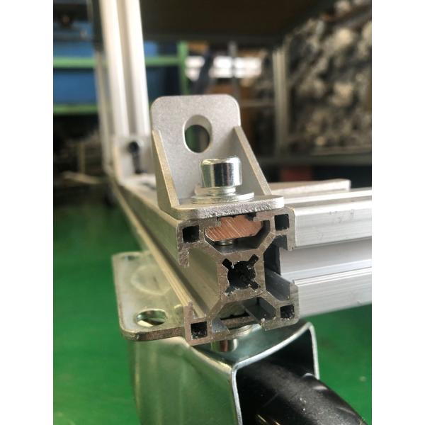 Buy D Bracket AL-3060-1 Aluminium Construction Profiles ADC-12 For Pipe Rack at wholesale prices