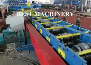 Quality Hydraulic Punching Shutter Door Frame roll forming machine Gear Box or Chain Type for sale
