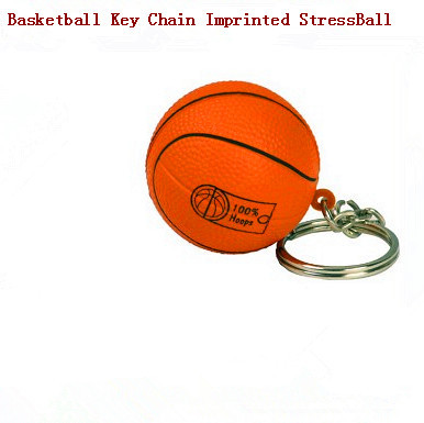 Buy Rubber basketball keychain at wholesale prices