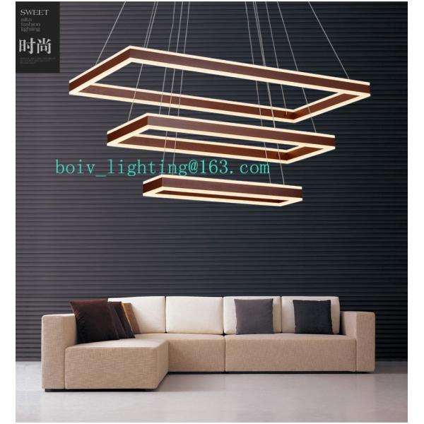 Rectangle Simple Hanging Lamp Pendant Lightings And Chadelier 156w