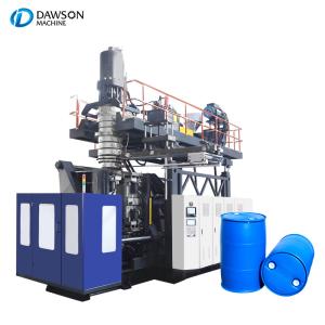 China 200L Plastic Drum Extrusion Blow Molding Machine Double Ring Barrel Blow Molding Machine on sale