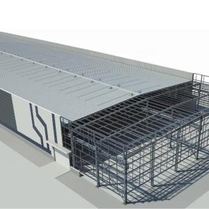1500sqm Steel Structure Warehouse Metal Building 25m*80m*9m