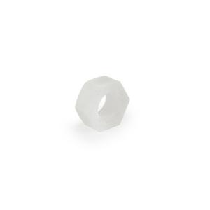 Coarse Thread PVDF Hex Nut With DIN/ISO Standard For Industrial Applications