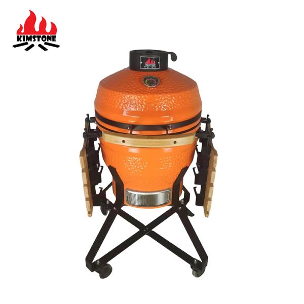 18inch Stand Bog Kamado Cast Iron Chimney for Kamado Wuxi Cooking Grid With Deflector Kamado Grill