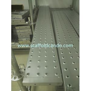 China Q235 galvanized scaffolding steel plank, steel board for building material, 225*38mm working platform, 1-4M length SGS on sale