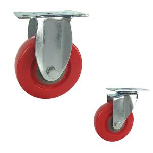 100mm Diameter 198LBS Capacity Swivel Medium Duty Casters With Covers