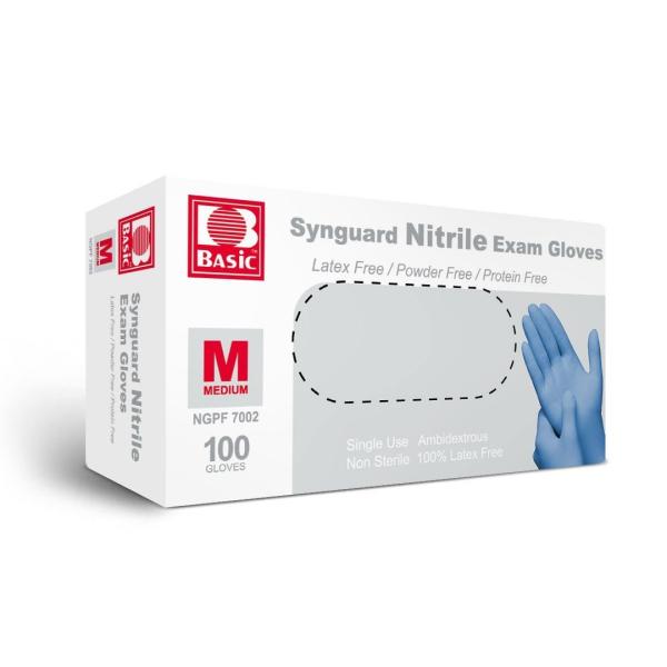 Buy Nitrile Disposable Medical Gloves / Disposable Sanitary Gloves Smooth Surface at wholesale prices