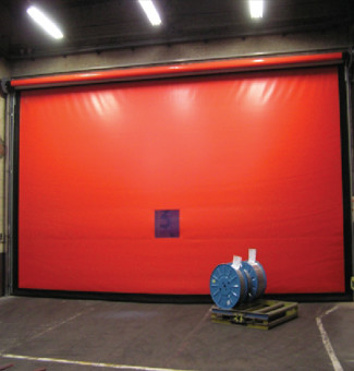 Buy Wind Resistant Industrial Fast Door Exterior PVC High Speed Fold Up Doors at wholesale prices
