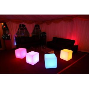 Quality LED cube/seat white PE Cu-009 for sale