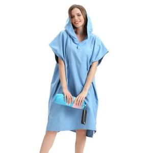 Quick Dry Lightweight Microfiber Poncho Towel Customized Microfiber Changing