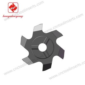 6-Flute CNC Slotting (Grooving) Insert, Model HYMG3214-60